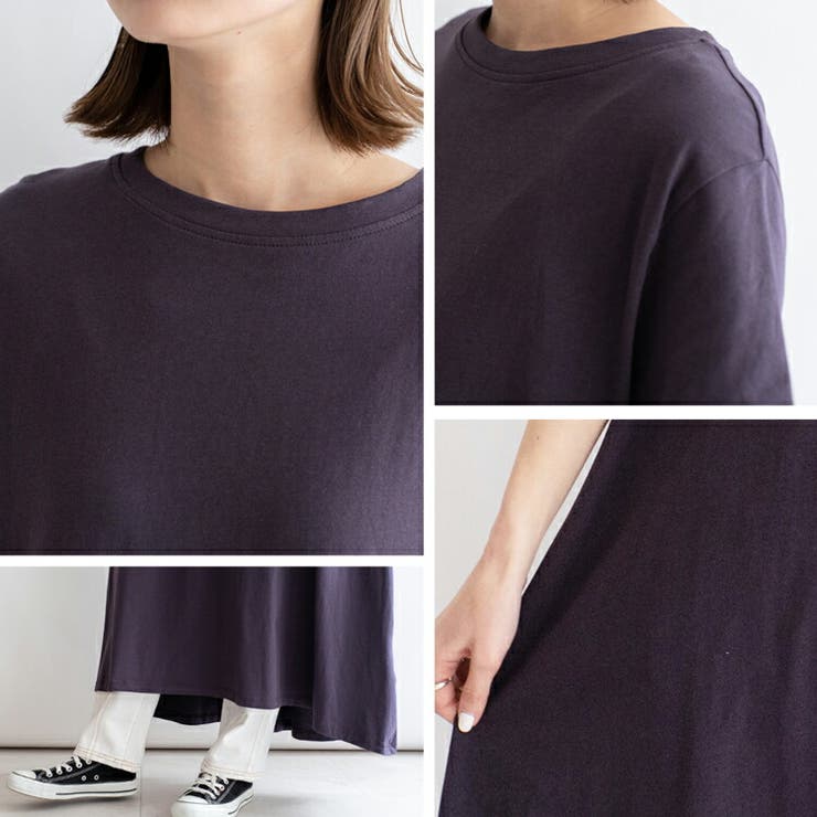 コットン半袖ロングワンピース | Vita Felice | 詳細画像12 