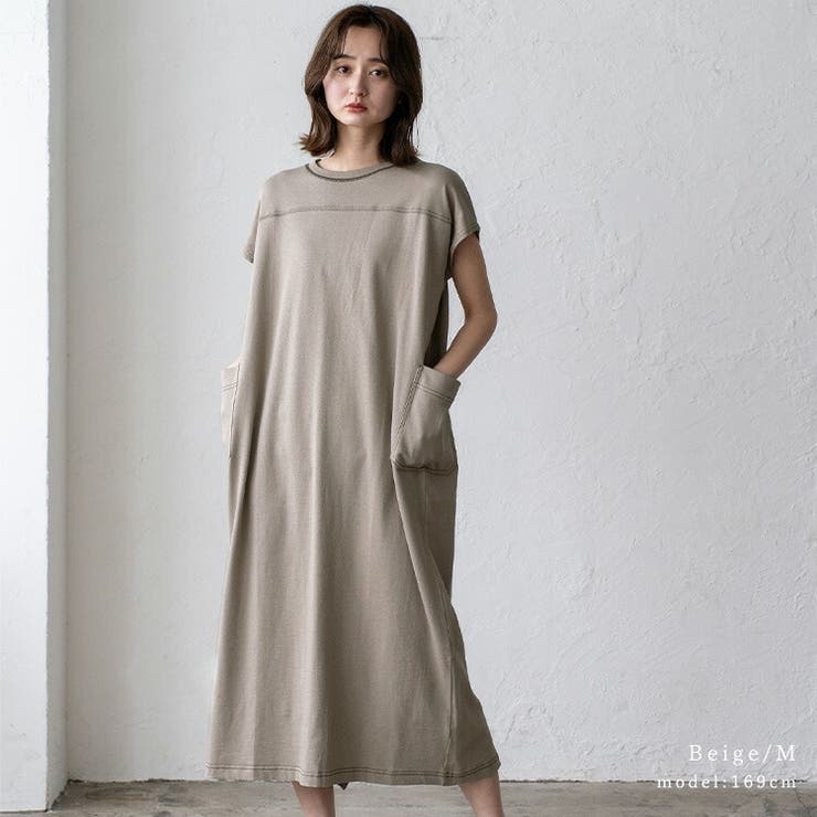 配色ステッチTシャツワンピース | Vita Felice | 詳細画像5 