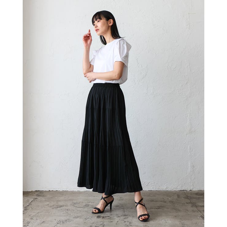 プリーツティアードスカート | Vita Felice | 詳細画像7 