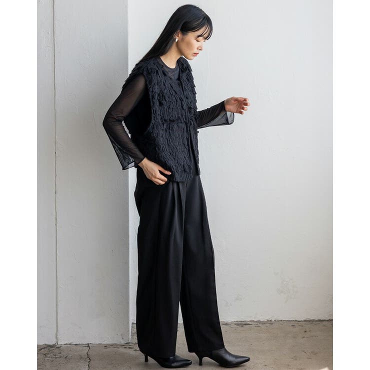 ループ編みニットベスト | Vita Felice | 詳細画像7 