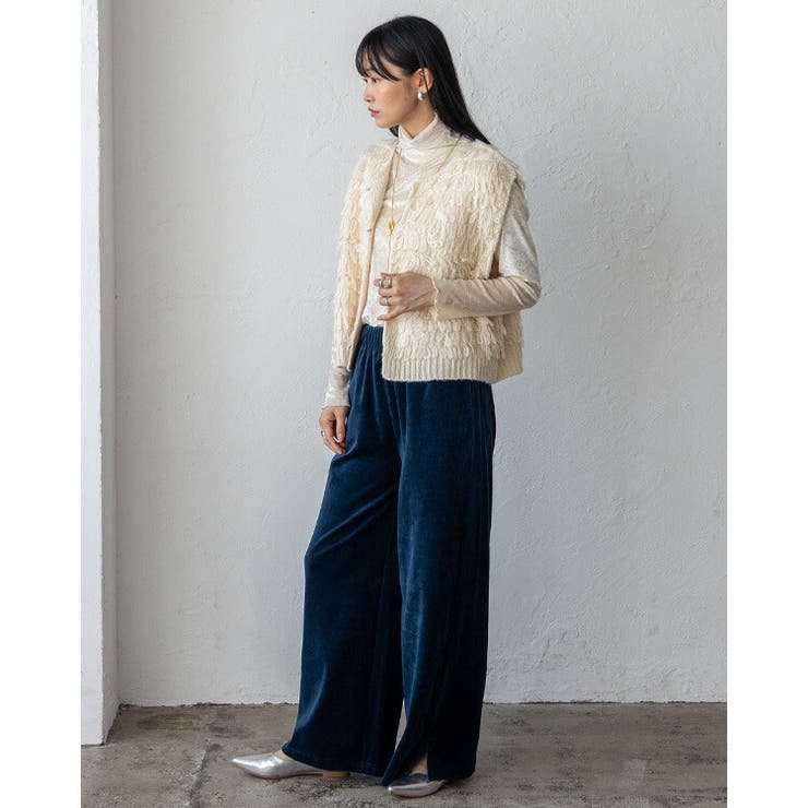 ループ編みニットベスト | Vita Felice | 詳細画像10 