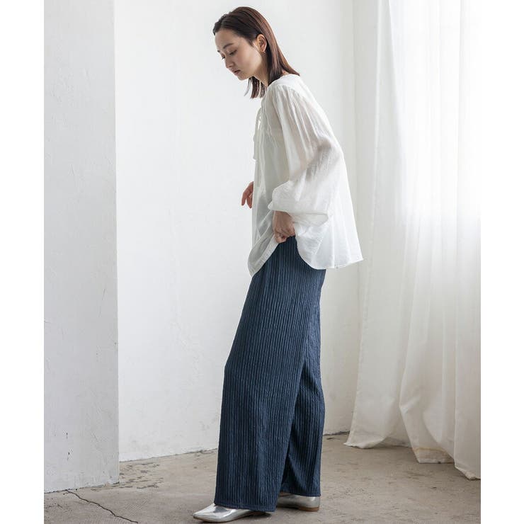 リラックスプリーツパンツ | Vita Felice | 詳細画像7 