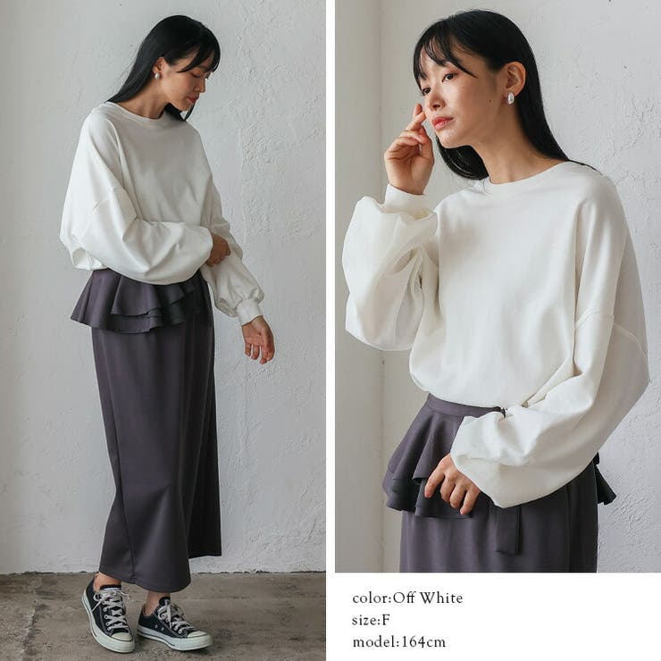 深めスリットオーバーサイズプルオーバー | Vita Felice | 詳細画像12 