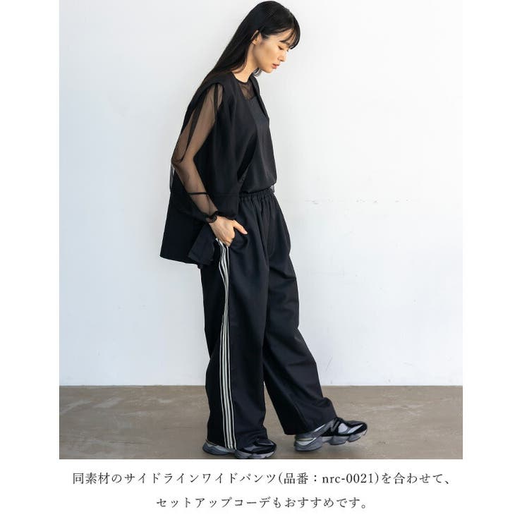 オーバーサイズベスト（セットアップ対応） | Vita Felice | 詳細画像5 