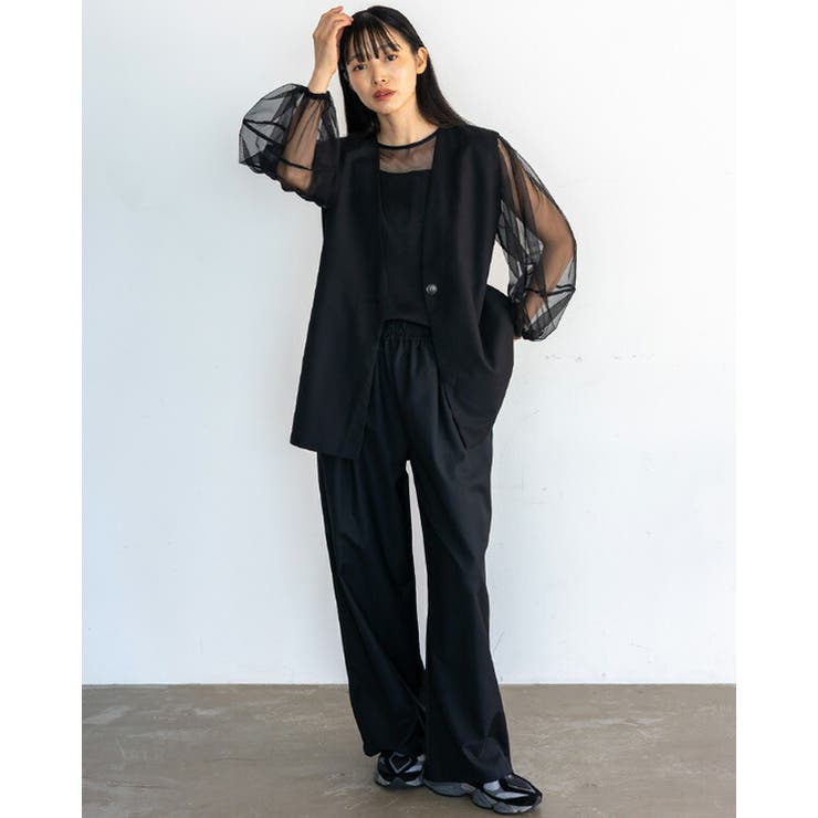 オーバーサイズベスト（セットアップ対応） | Vita Felice | 詳細画像8 