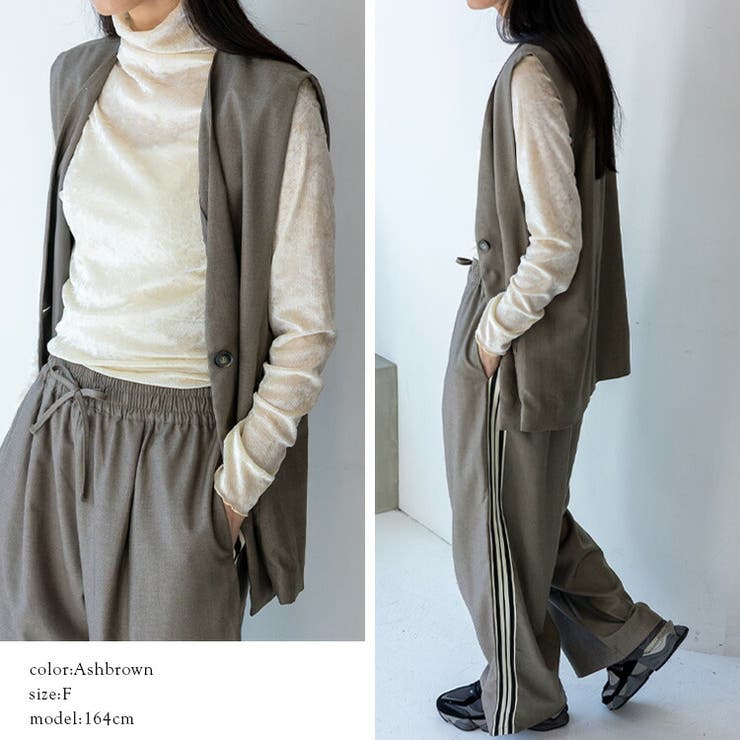 オーバーサイズベスト（セットアップ対応） | Vita Felice | 詳細画像9 