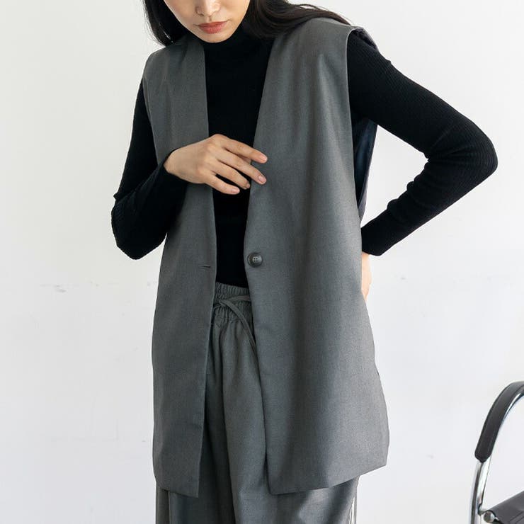 オーバーサイズベスト（セットアップ対応） | Vita Felice | 詳細画像13 