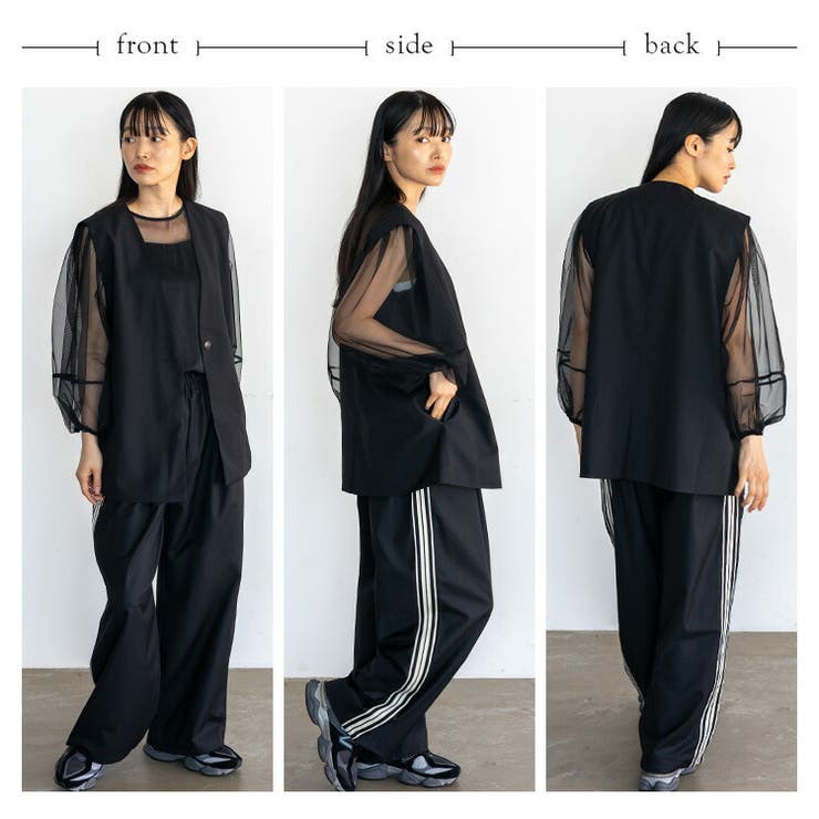 オーバーサイズベスト（セットアップ対応） | Vita Felice | 詳細画像15 