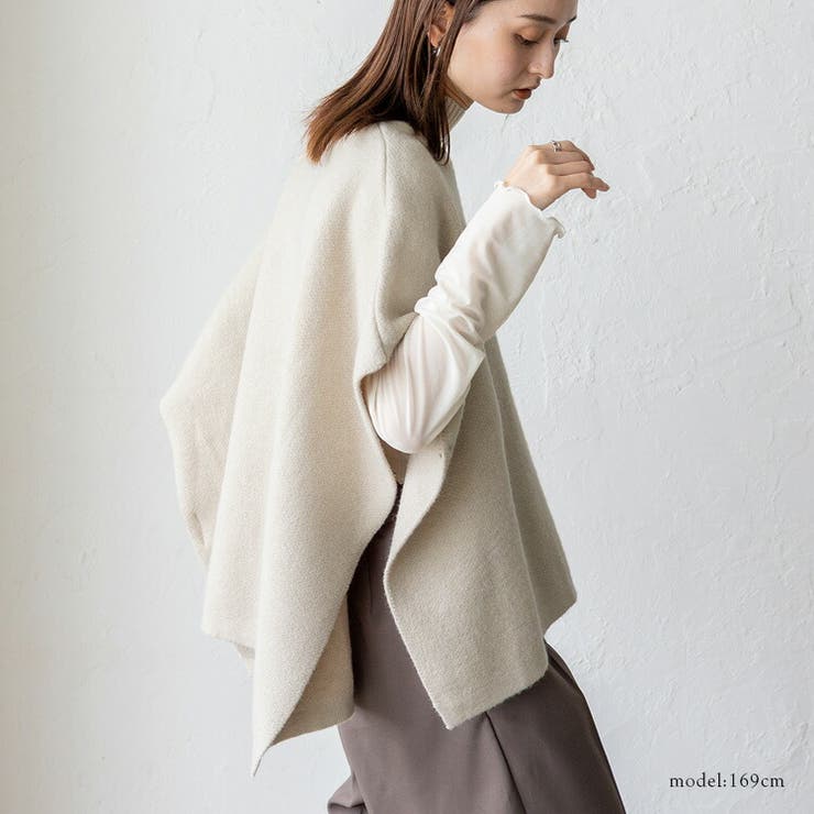 タートルネックニットポンチョ | Vita Felice | 詳細画像11 