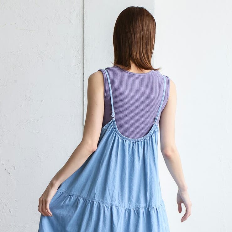 デニムティアードキャミワンピース | Vita Felice | 詳細画像7 