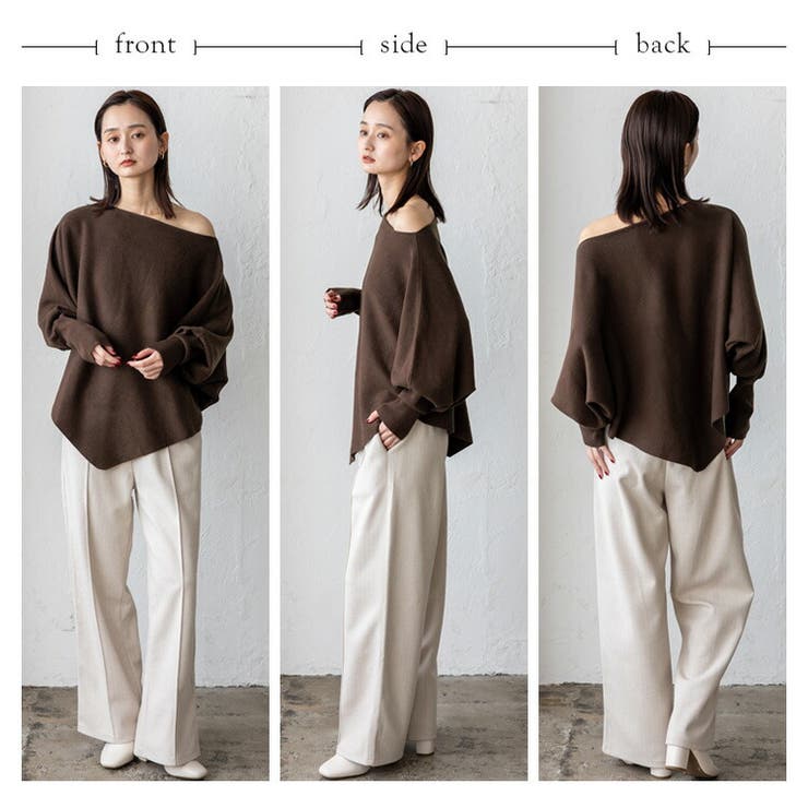 イレギュラーヘムドルマンスリーブトップス | Vita Felice | 詳細画像15 