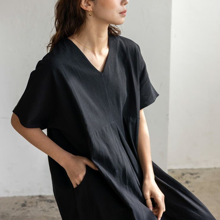 シワ加工マキシワンピース | Vita Felice | 詳細画像8 