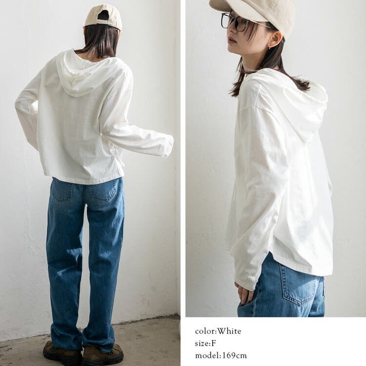 フード付きオーバーサイズトップス | Vita Felice | 詳細画像6 