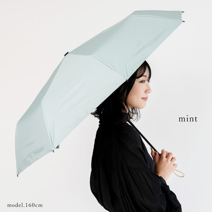 折りたたみ日傘（木持ち手/親骨55cm）[品番：VI000001445]｜Vita