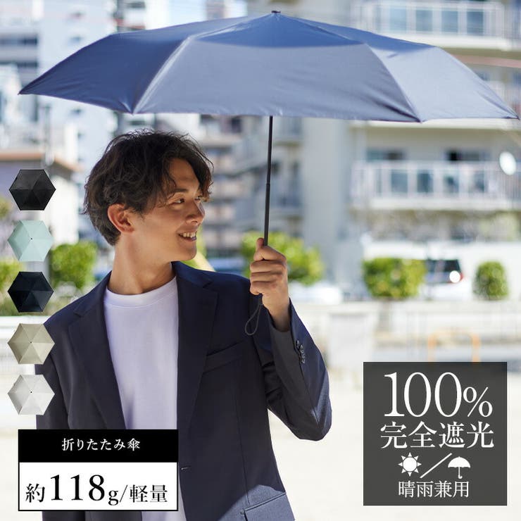 晴雨兼用折りたたみ傘（軽量118g/ユニセックス）[品番