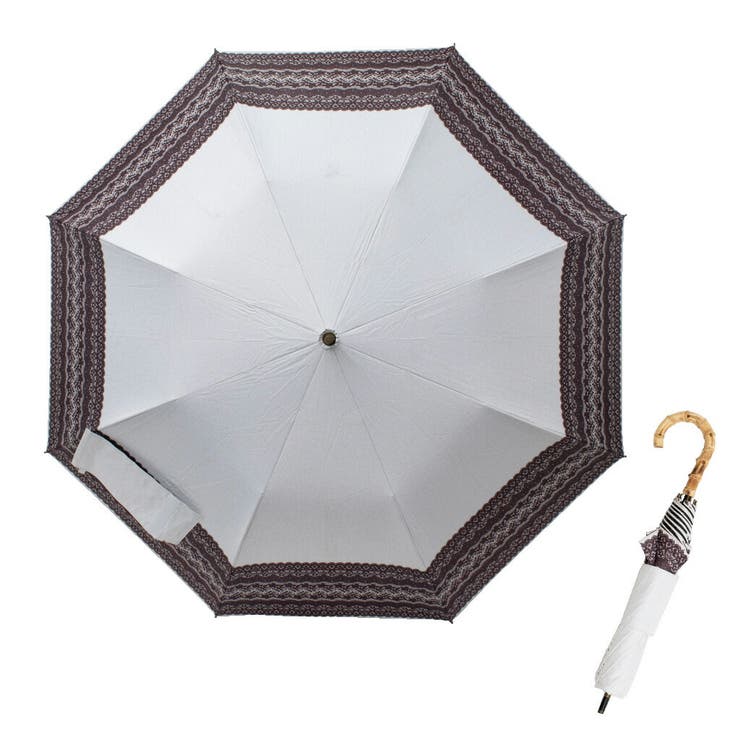 晴雨兼用ショートワイド傘（リネンレースプリント） | Vita Felice | 詳細画像31 