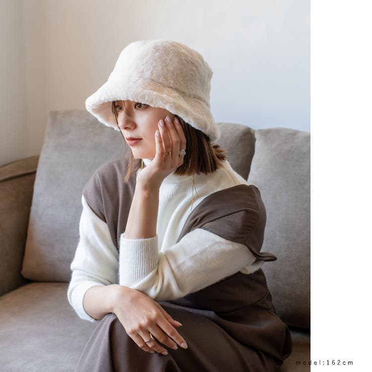 エコファーバケットハット[品番：VI000007108]｜Vita Felice（ヴィタ