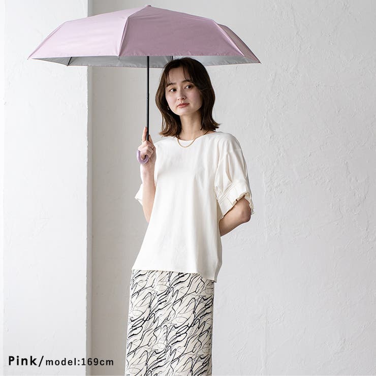 インナーカラー晴雨兼用ミニ折りたたみ傘（親骨50cm） | Vita Felice | 詳細画像14 