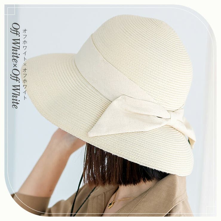 オフホワイトオフホワイト | ペーパーブレードキャペリンハット | Vita Felice