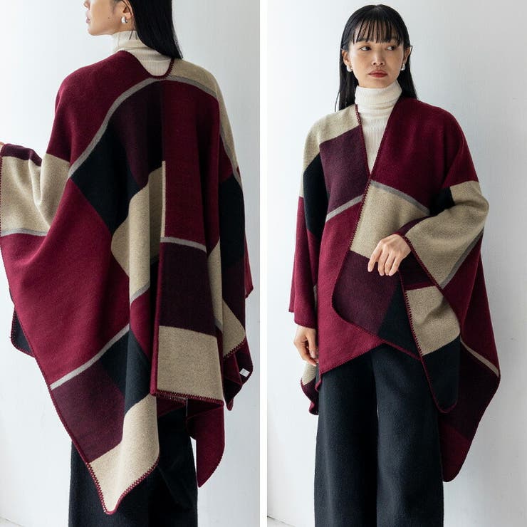 ブランケット風ポンチョ | Vita Felice | 詳細画像9 