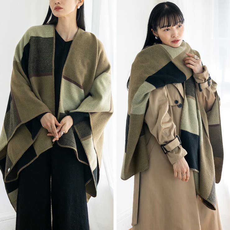 ブランケット風ポンチョ | Vita Felice | 詳細画像11 