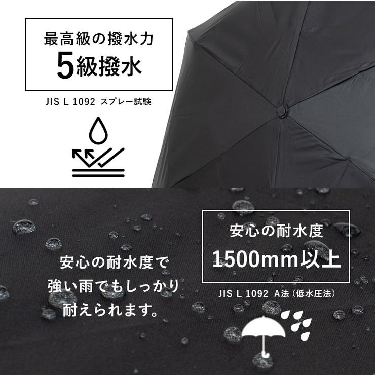 晴雨兼用折りたたみ日傘（形状記憶） | Vita Felice | 詳細画像12 