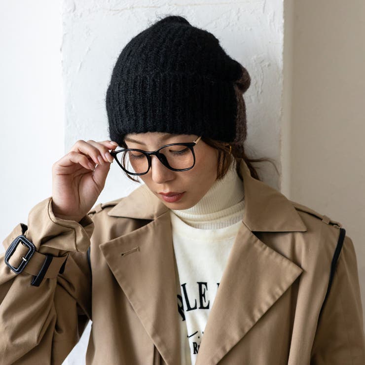 バイカラーケーブル編みニット帽 | Vita Felice | 詳細画像13 