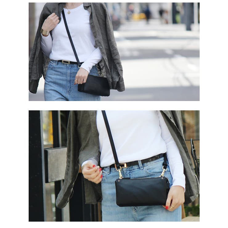 Vaundy/ポシェット Whatna ミニショルダーバッグ メンズ 2way 斜め掛け ベルト