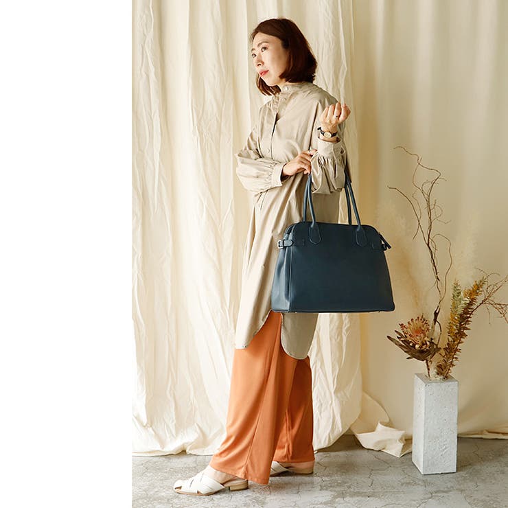 ダブルジップロングハンドルボストントート[品番：VI000000547]｜Vita