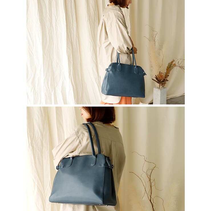 ダブルジップロングハンドルボストントート | Vita Felice | 詳細画像14 