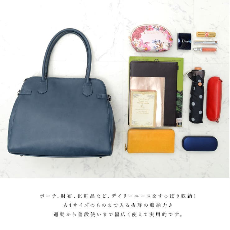 ダブルジップロングハンドルボストントート | Vita Felice | 詳細画像16 