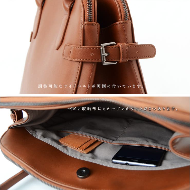 ダブルジップロングハンドルボストントート | Vita Felice | 詳細画像19 