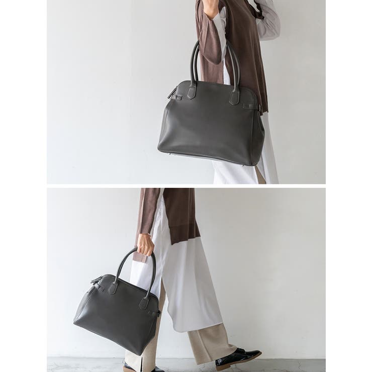 ダブルジップロングハンドルボストントート | Vita Felice | 詳細画像11 