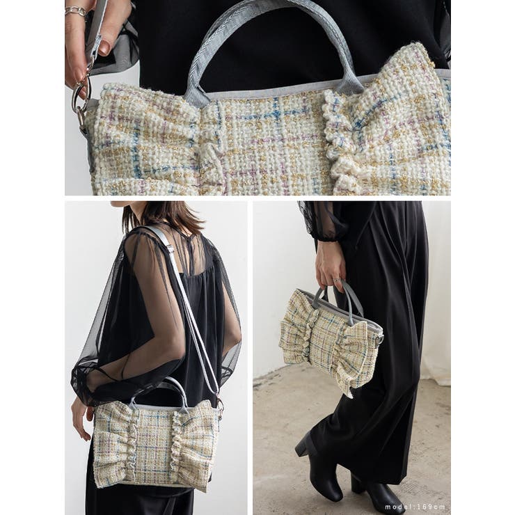 ネオプレーン2wayフリルショルダーバッグ | Vita Felice | 詳細画像24 