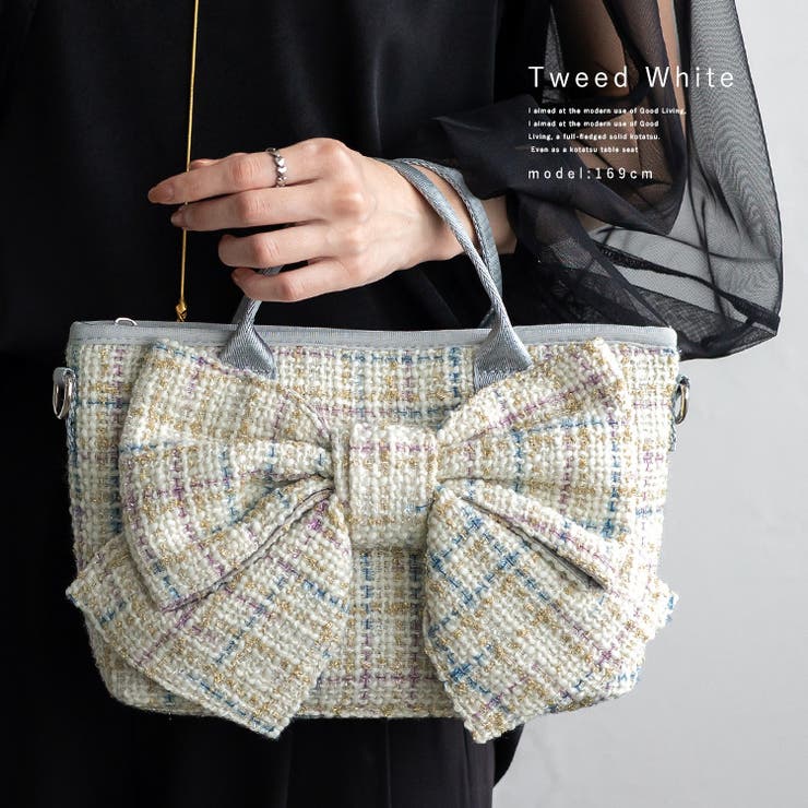 ネオプレーン2wayリボンショルダーバッグ[品番：VI000007230