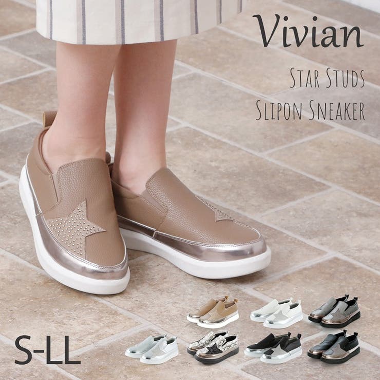 Vivian スリッポン スニーカー 品番 Vivs Vivian Collection ヴィヴィアンコレクション のレディースファッション通販 Shoplist ショップリスト