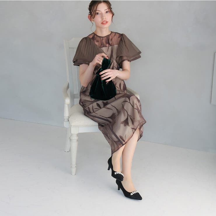 ビジューパール飾りグリッターレースパンプス | VIVIAN COLLECTION | 詳細画像12 