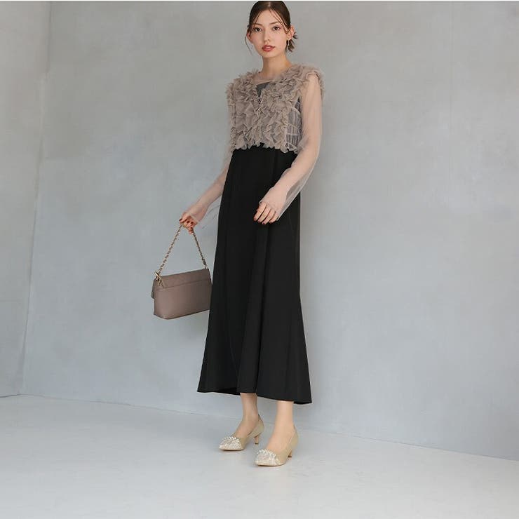 ビジューパール飾りグリッターレースパンプス | VIVIAN COLLECTION | 詳細画像15 