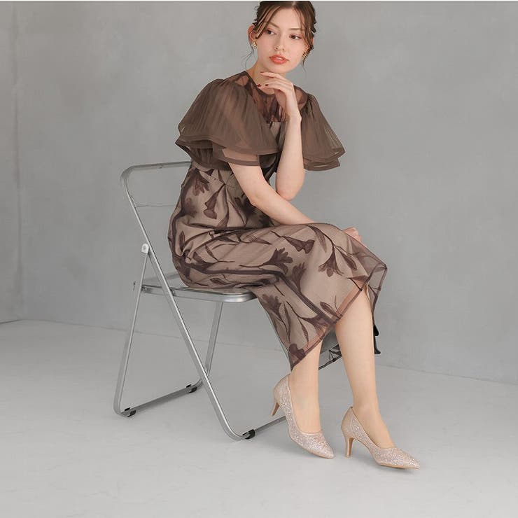 キラキラグリッターチュールパンプス | VIVIAN COLLECTION | 詳細画像21 