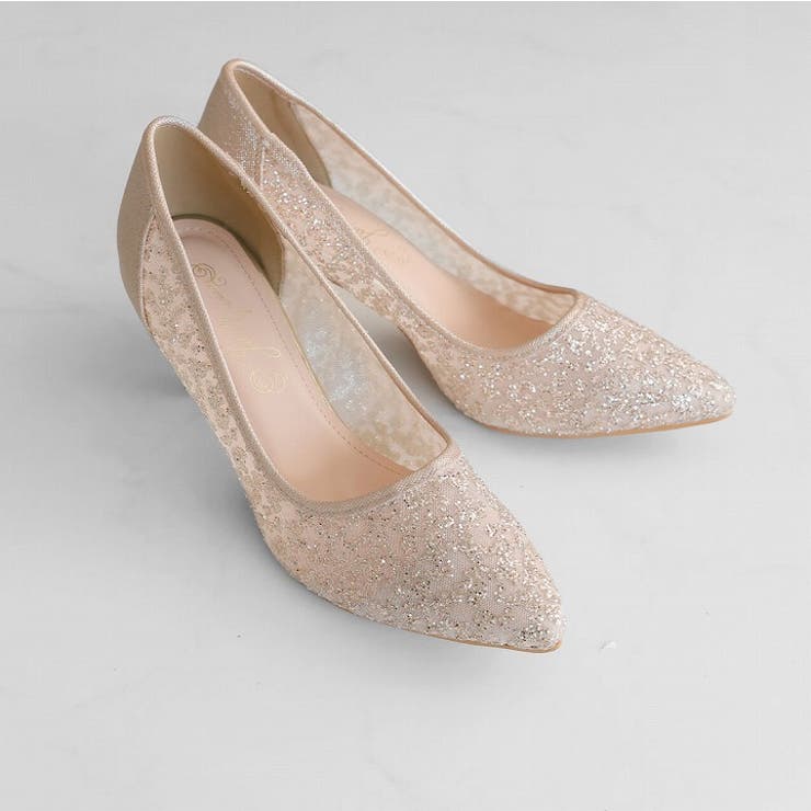 キラキラグリッターチュールパンプス | VIVIAN COLLECTION | 詳細画像7 