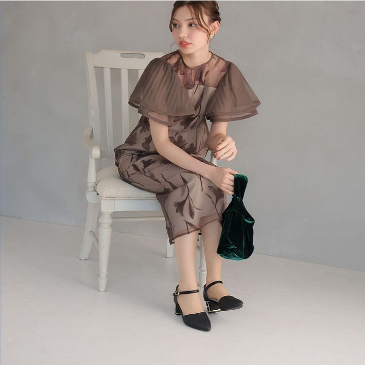 キラキラグリッターチャンキーヒールセパレートパンプス | VIVIAN COLLECTION | 詳細画像12 