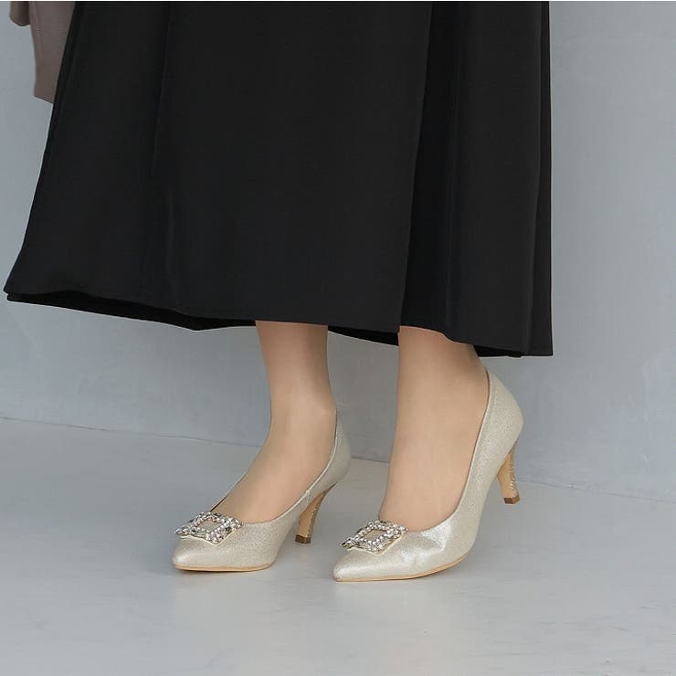 ポインテッドトゥビジューバックルパンプス | VIVIAN COLLECTION | 詳細画像16 