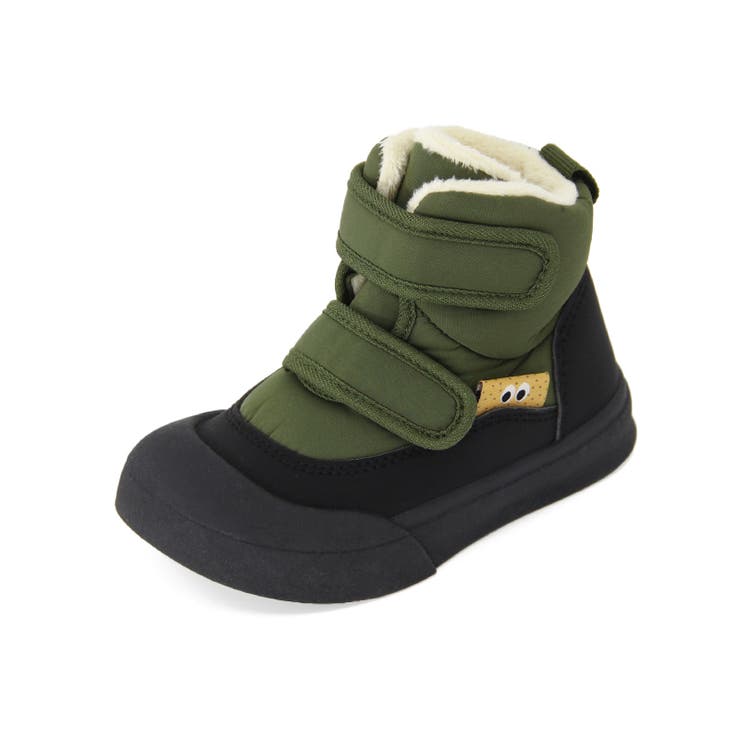 カーキ | TOPSTARあったかキッズベルクロスノーブーツ | VIVIAN COLLECTION Kids