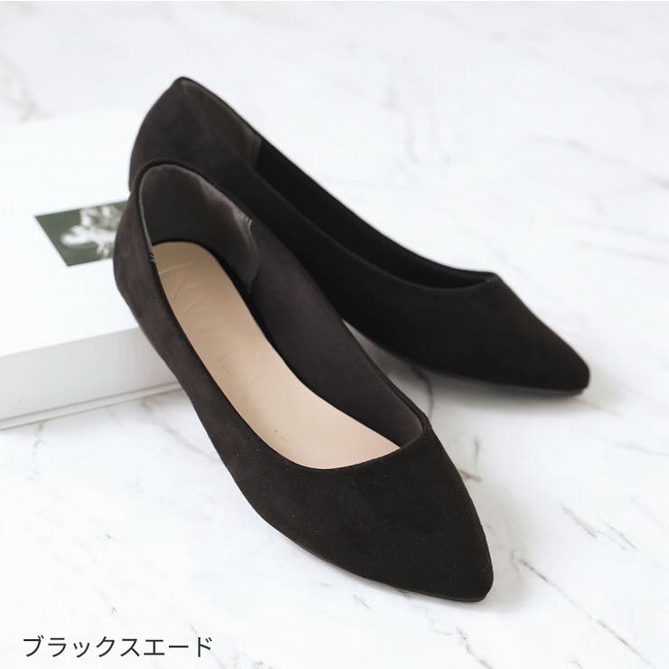 シンプルプレーンぺたんこパンプス[品番：VIVS0000562]｜VIVIAN