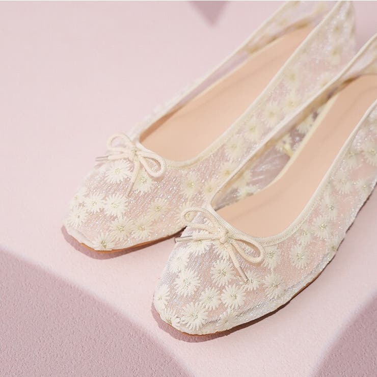 スクエアトゥソフトタッチフラットバレエシューズ | VIVIAN COLLECTION | 詳細画像21 