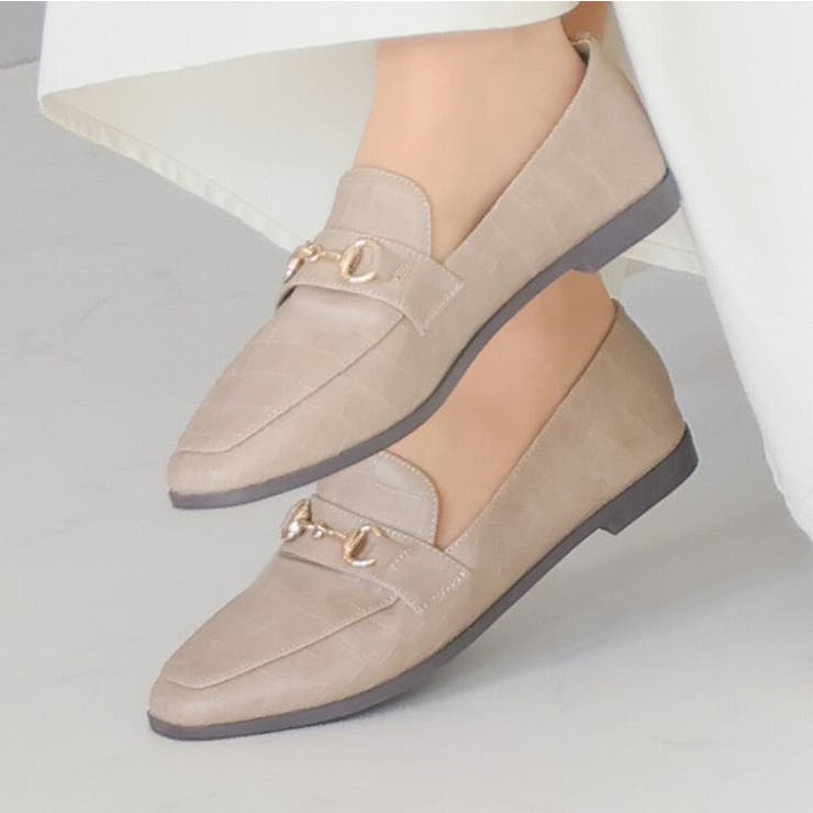 スクエアトゥビット付きローファー[品番：VIVS0000658]｜VIVIAN