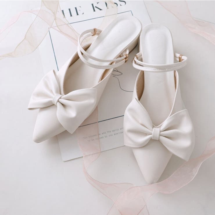 2wayポインテッドトゥリボンストラップミュールパンプス | VIVIAN COLLECTION | 詳細画像18 