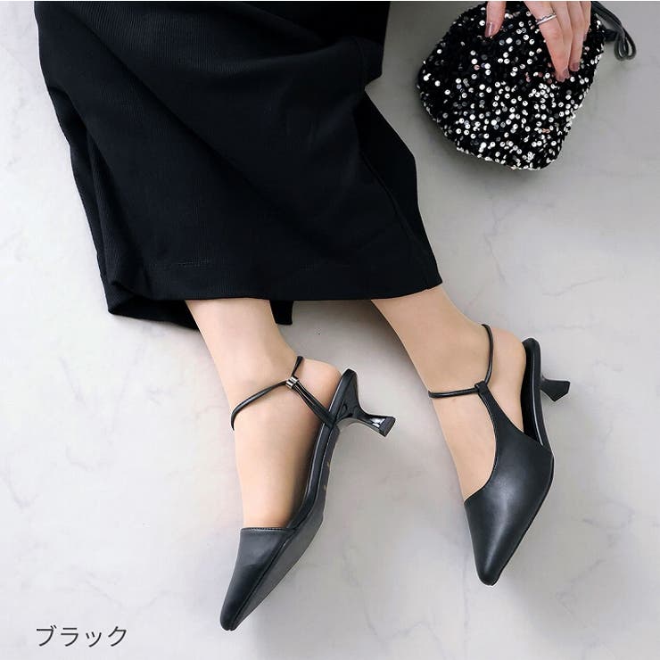 美品　オッフェン♡ポインテッドトゥ　スカラップ　メッシュパンプス　38　ブラック 美品 オッフェン♡ポインテッドトゥ スカラップ メッシュ