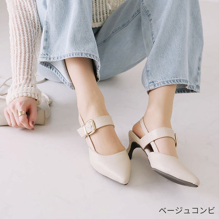 ミッシェルヴィヴィアン ベルベット フラット ストラップ