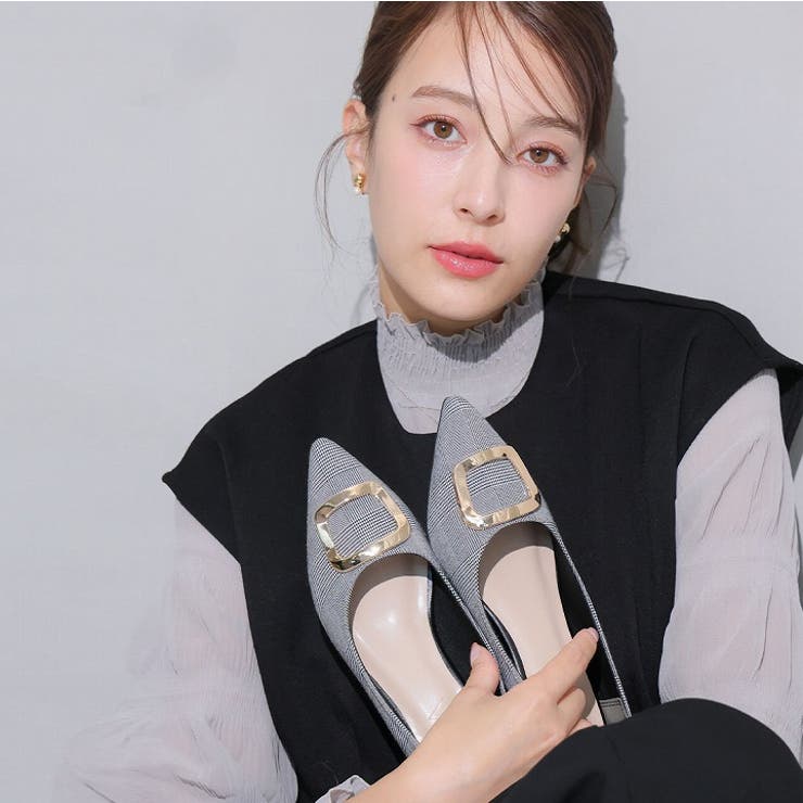 ポインテッドトゥゴールドモチーフパンプス | VIVIAN COLLECTION | 詳細画像21 